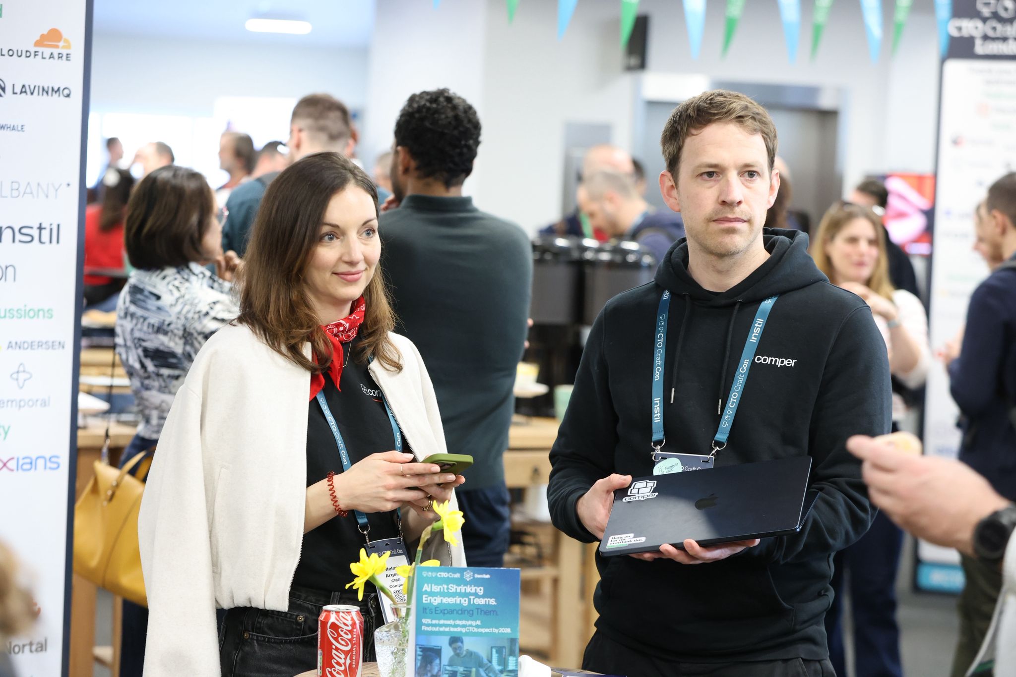 Comper community at an event