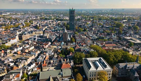 Aerial view of Utrecht