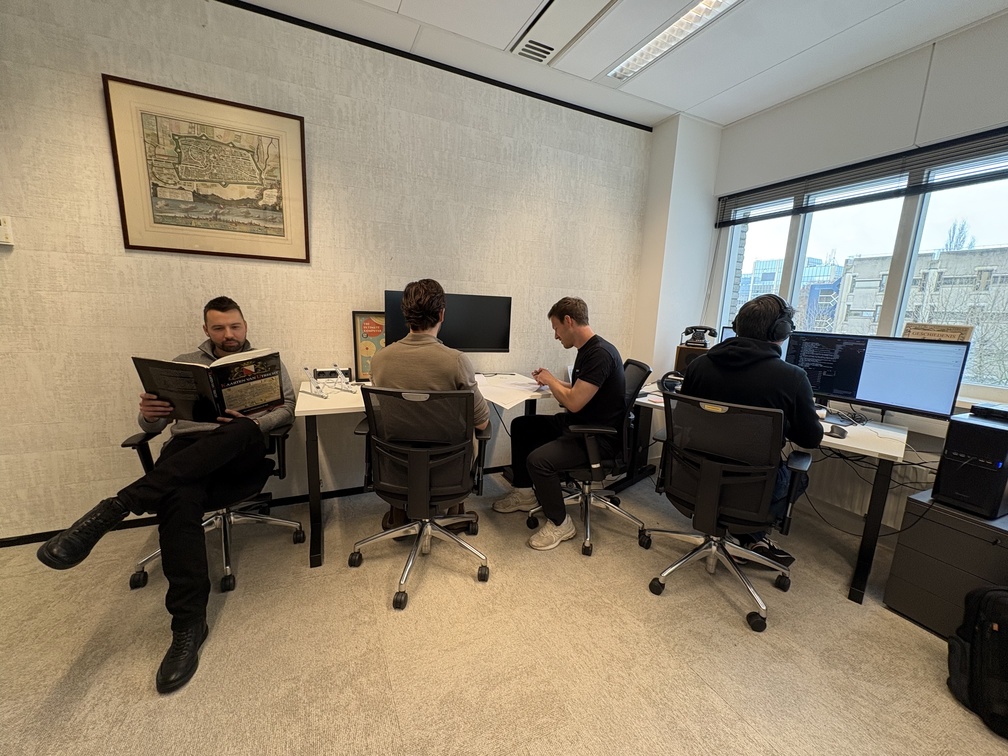 Comper team working in the office